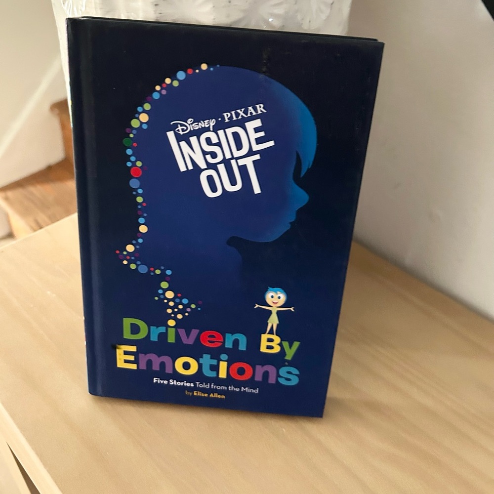 Disney Pixar Inside Out Driven By Emotions Hardcover Kids Book